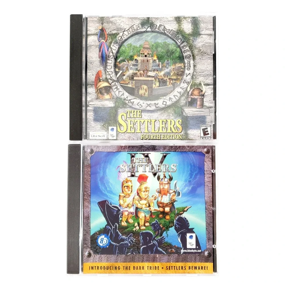 The Settlers IV Fourth Edition (PC) Complete In Jewel Cases w/ Manuals